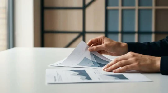 Concept de décision financière éclairée face aux offres de crédit